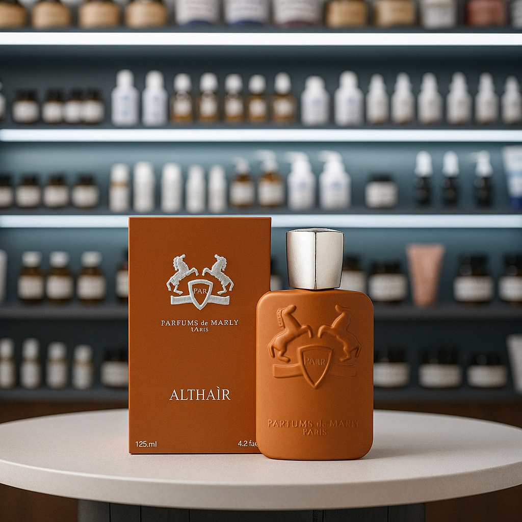 PARFUMS DE MARLY Althair Eau de Cologne for Men – Fresh & Aromatic Woody (125 ml / 4.2 fl oz)