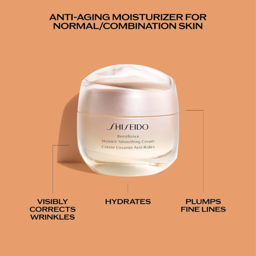 Shiseido Benefiance Wrinkle Smoothing Cream (50mL 1.7 OZ) โ Anti-Aging & Hydration