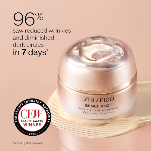 Shiseido Benefiance Wrinkle Smoothing Eye Cream 15mL – Anti-Aging & Hydration