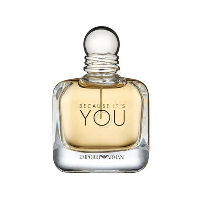 Emporio Armani Because It’s You Eau de Parfum for Women – Romantic & Vibrant Floral Fragrance (3.4 fl oz / 100 ml)
