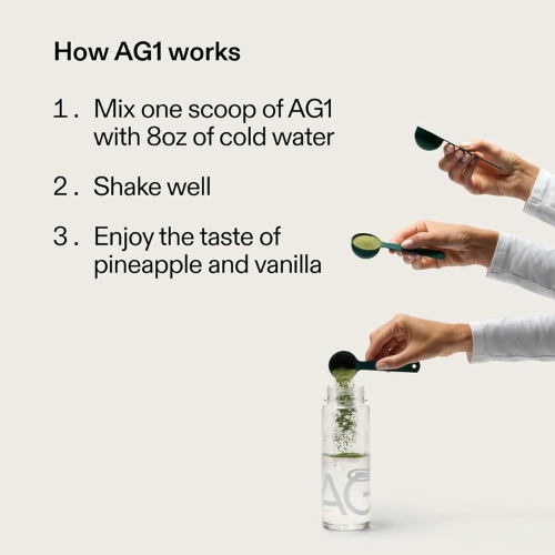 AG1ยฎ Greens Superfood Powder โ 75 Nutrients | Multivitamin + Probiotics | Gut & Immune Support | Vegan & Keto | 360g Refill Pouch