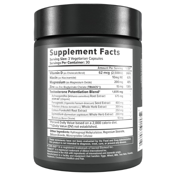 InnoSupps T-Drive – Natural Testosterone Booster (90 Capsules)