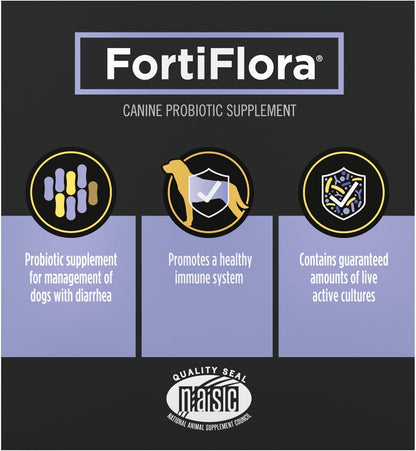 Purina Pro Plan FortiFlora – Dog Probiotic Supplement, 30 Sachets
