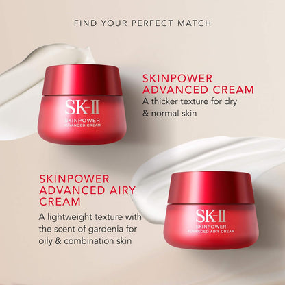 SK-II Skinpower Airy Face Cream – Lightweight Anti-Aging Moisturizer (2.7 fl oz)