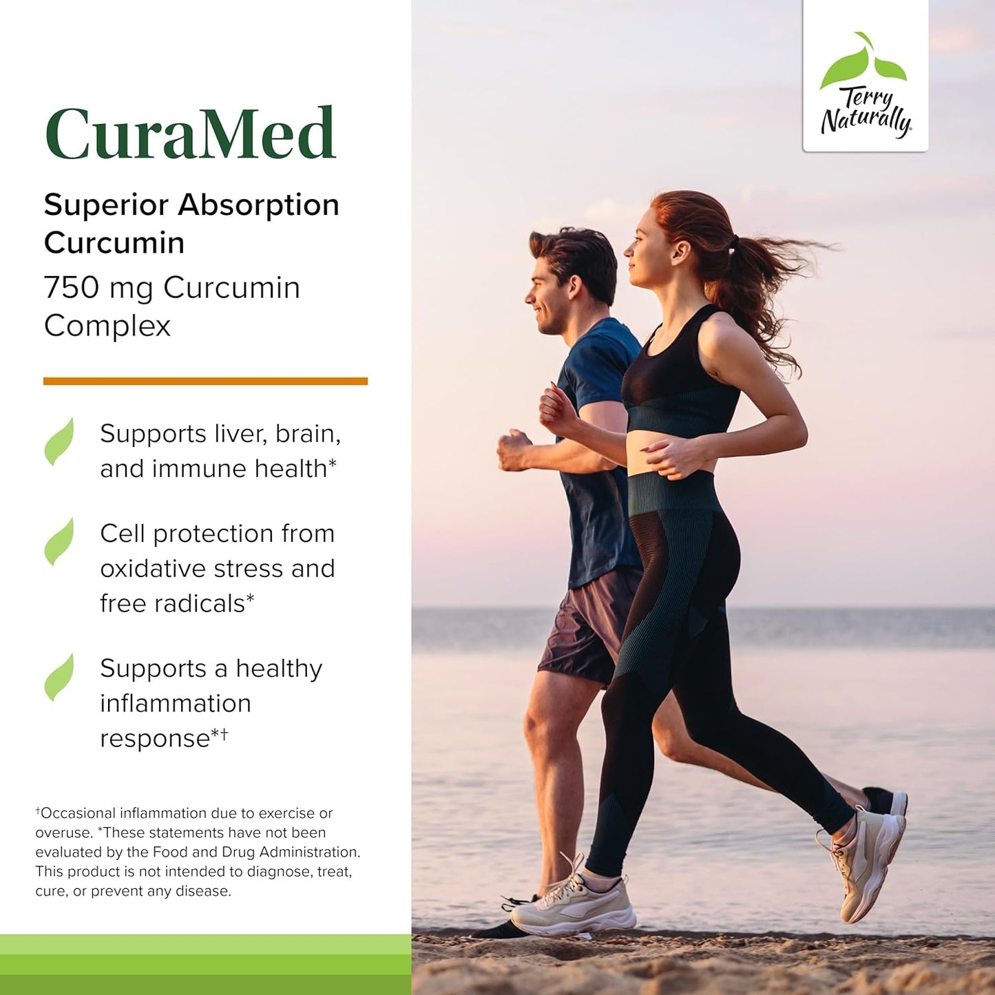 Terry Naturally CuraMed 750 mg – 120 Softgels (High-Potency Curcumin)