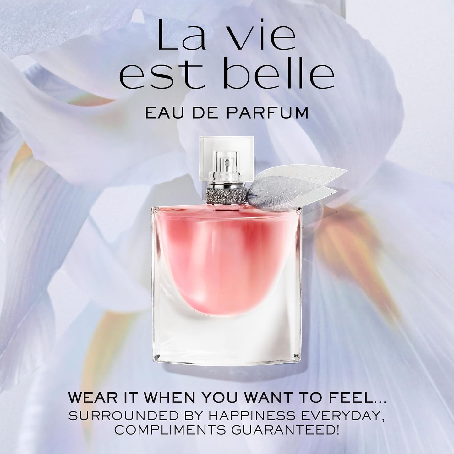 Lancôme La Vie Est Belle Eau de Parfum for Women – Radiant & Elegant Floral Gourmand (2.5 fl oz / 75 ml)