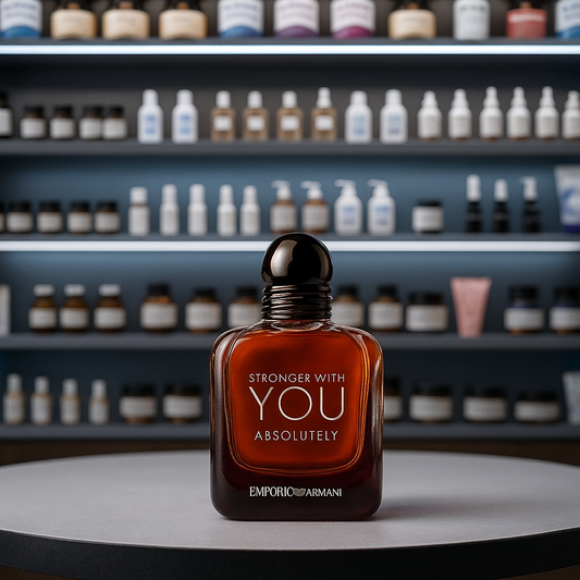 Armani Beauty Stronger With You Absolutely Eau de Cologne for Men – Warm & Spicy Oriental (100 ml / 3.4 fl oz)