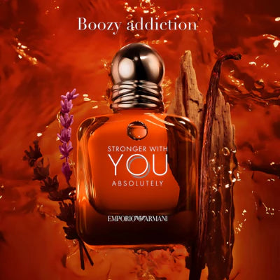 Armani Beauty Stronger With You Absolutely Eau de Cologne for Men – Warm & Spicy Oriental (100 ml / 3.4 fl oz)
