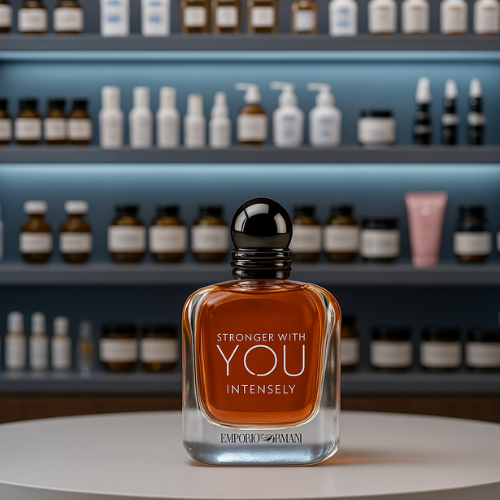 Armani Beauty Stronger With You Intensely Eau de Parfum for Men – Deep & Seductive Oriental Woody (3.4 fl oz / 100 ml)