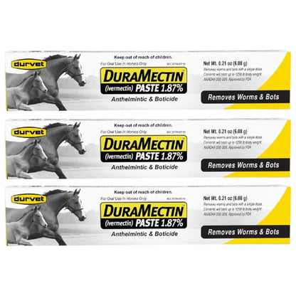 DuraMectin Horse Paste 6.08g (for Horses only) Pack of 3