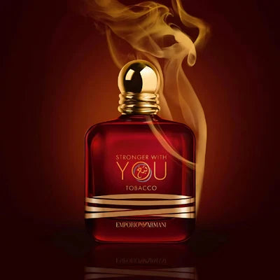 Emporio Armani Stronger With You Tobacco Eau de Parfum for Men – Warm & Spicy Oriental Woody (3.4 fl oz / 100 ml)