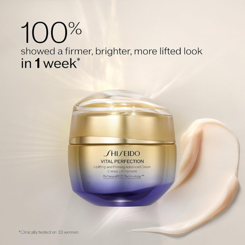 Shiseido Vital Perfection Uplifting & Firming Cream Refill 1.7oz – Multi-Benefit Anti-Aging