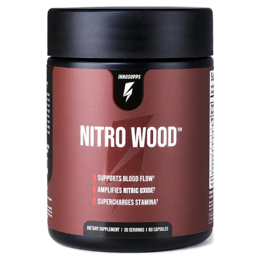 InnoSupps Nitro Wood – Nitric Oxide & Blood Flow Support (60 Veg Caps)