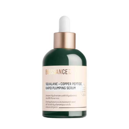 Biossance Squalane + Copper Peptide Rapid Plumping Serum – Hydration & Firming 1.6 OZ