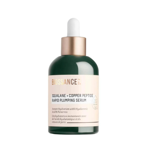 Biossance Squalane + Copper Peptide Rapid Plumping Serum – Hydration & Firming 1.6 OZ