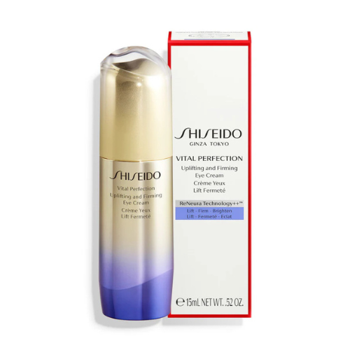 Shiseido Vital Perfection Uplifting Firming Eye Cream – Anti-Aging, Lifting & Smoothing – 15 ml (0.52 oz)
