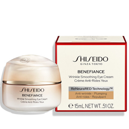 Shiseido Benefiance Wrinkle Smoothing Eye Cream 15mL – Anti-Aging & Hydration